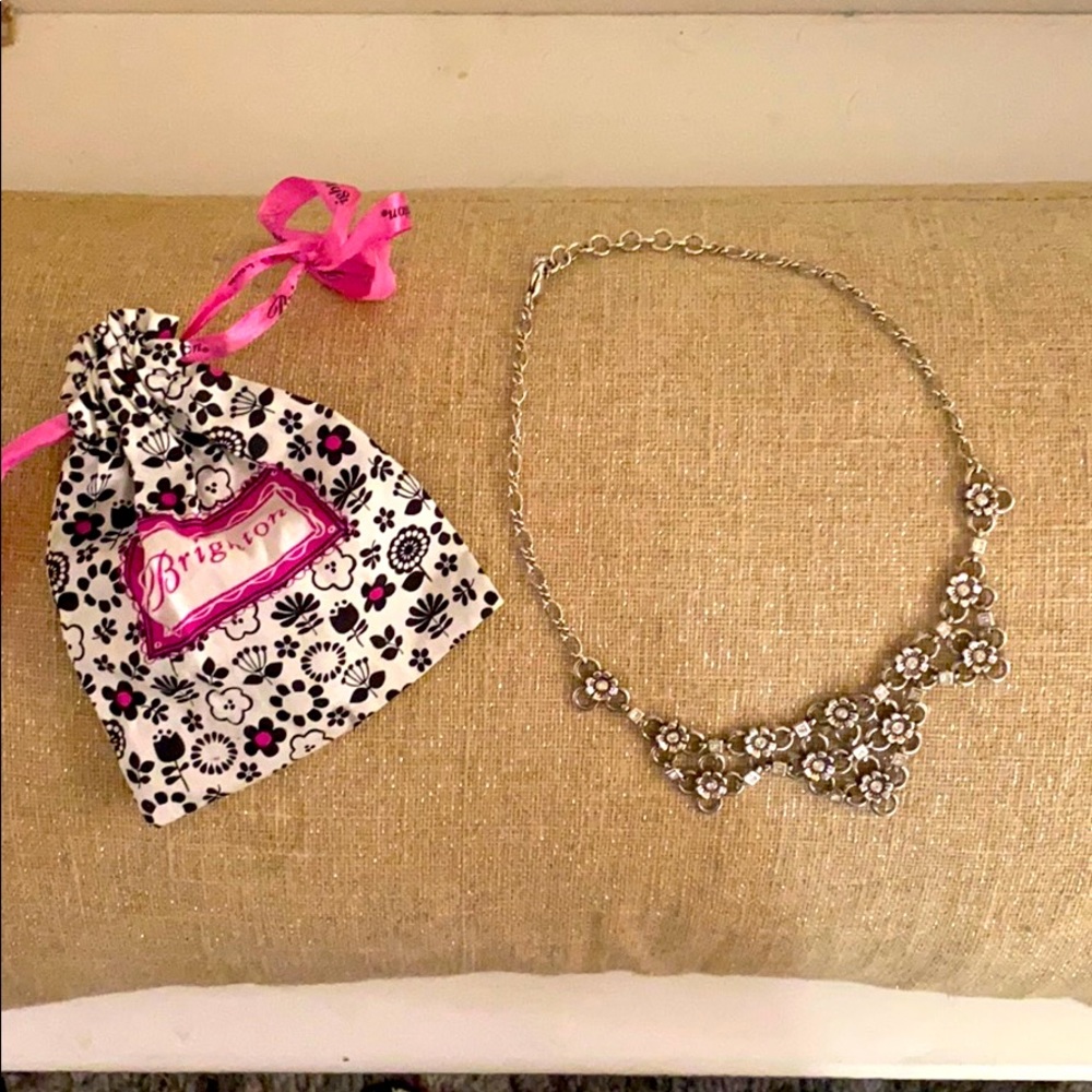 Brighton silver tone cascading necklace